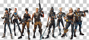 Ilustración de personajes del juego, Fortnite Battle Royale, videojuego, juegos épicos, Xbox One, Fortnite MP7, juego, Playstation 4, juego de batalla real png