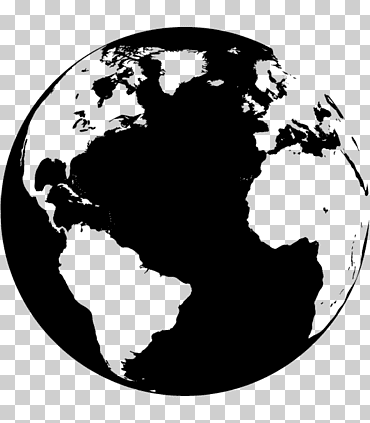 mapa del mundo mapa del mundo, globo, diverso, monocromo, esfera png