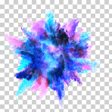explosión de polvo color explosión de polvo, salpicaduras de tinta de color, explosión de polvo holi azul y púrpura, púrpura, azul, tinta png