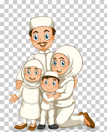 Grupo de familia, familia stock photography Ilustración musulmana, la familia islámica, mano, gente, niño png