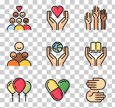 diseño de iconos de iconos de computadora, dar de mano, texto, mano, Reino libre png
