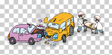 colisión de tráfico accidente bus dibujo, accidente, mamífero, coche, modo de transporte png
