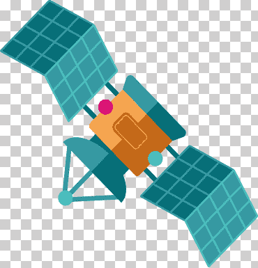 satélite adobe ilustrador euclidiano, satélite verde, trullo, microsoft azure, material png
