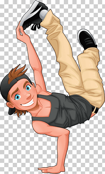 baile breakdance, payaso hiphop de dibujos animados, aptitud física, mano, otros png