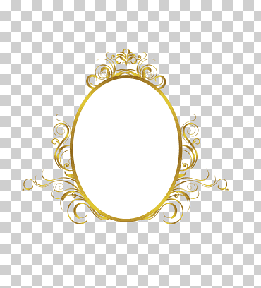 frontera circular continental, marco dorado, sombreado, modelo png