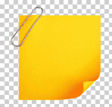 clip en papel amarillo, papel post-it, nota nota, ángulo, fotografía, rectángulo png