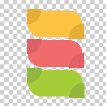 Varios colores surtidos, ppt tricolor en forma de hoja decorativa patrón, infografía, ángulo, hoja png