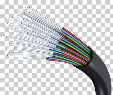 Ilustración de cable, luz óptica de fibra óptica cables, óptica, Red de computadoras, cable, par trenzado png