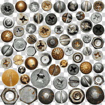lote surtido de ilustraciones, tornillo de metal, tornillo, material de tornillo, tornillo, acero, planchar, madera png