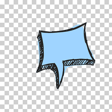 Esbozo de globo de discurso negro, cómics de globo de discurso, lenguaje de burbujas de estilo cómico, azul, Estilo chino, libro de historietas png
