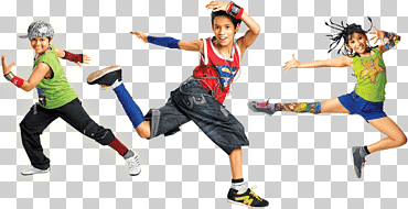 Tres niños bailando, estudio de baile baile hip-hop salsa baile de salón, baile, niño, gente, Deportes png
