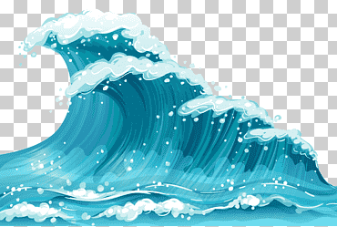 onda de viento, tierra de la onda del mar, ilustración de la onda de océano, azul, mamífero marino, fondo de pantalla de la computadora png
