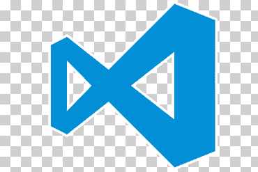 Код Visual Studio Microsoft Visual Studio Atom Редактор исходного кода Интегрированная среда разработки, программист, синий, угол, студия png