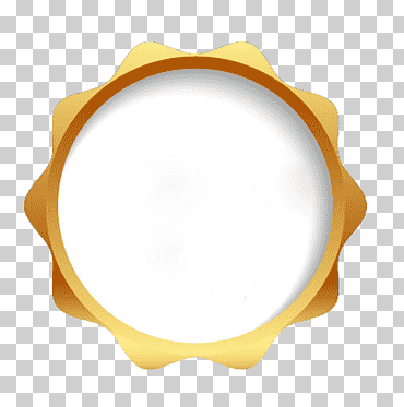 etiqueta circular, círculos, etiqueta, marco dorado png