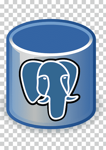 Base de datos postgresql software de instalación de linux, posterior, azul, datos, azul eléctrico png