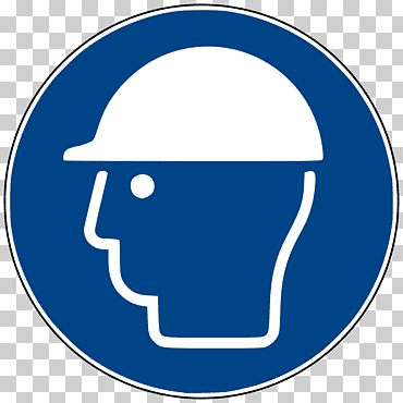 cascos, equipo de protección personal, letrero, ropa de seguridad, trabajador industrial, diverso, azul, sombrero png