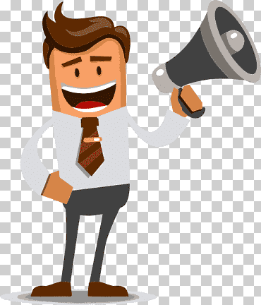 altavoz megáfono de gestión empresarial, megáfono, dibujos animados, negocio, megáfono png
