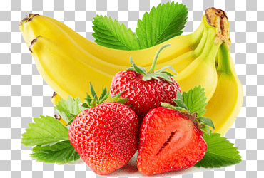 fresa plátano fruta, fresa, alimentos naturales, Frutti di Bosco, comida png
