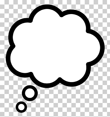 Ilustración en blanco y negro en forma de nube, negocio de pensamiento de discriminación de precios, burbuja de pensamiento, amor, texto, Servicio png