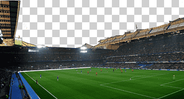 Cancha de futbol rodeada de gente, chelsea f.c. deporte del fútbol, ​​gran campo de fútbol, atmósfera, hierba, césped artificial png