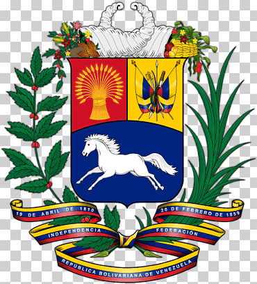 escudo de venezuela escudo bandera de venezuela, escudo de venezuela, bandera, hoja, flor png