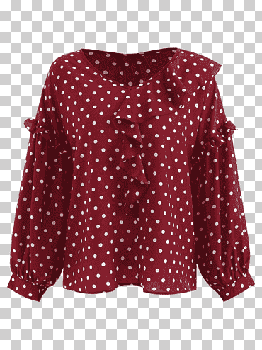 blusa lunares top ropa falda, vestido, Moda, mujer, magenta png
